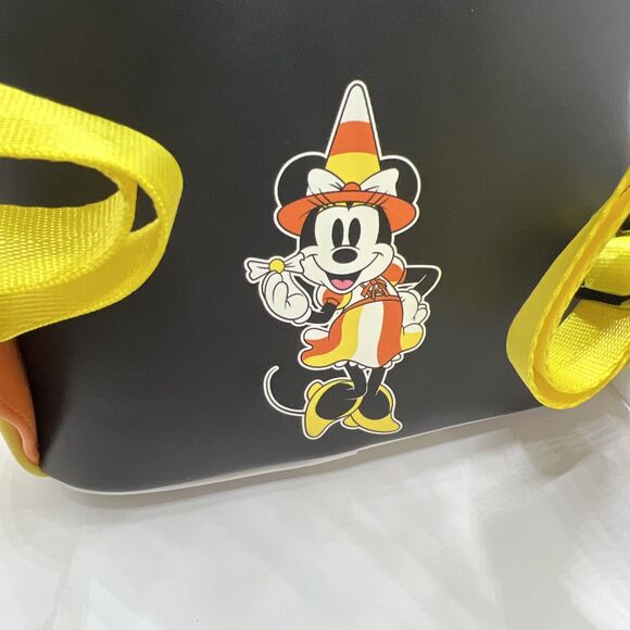 NWT Loungefly Minnie Mouse Candy Corn Glow In The Dark Mini Backpack main image 8
